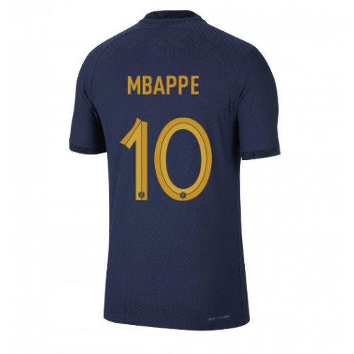Fotbalové Dres Francie Kylian Mbappe #10 Domácí MS 2022 Krátký Rukáv